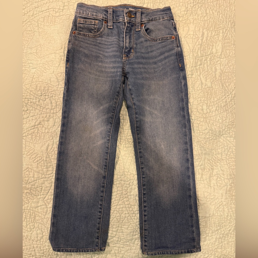 Old Navy Kids Straight Jeans (Built-In Flex) Size 8